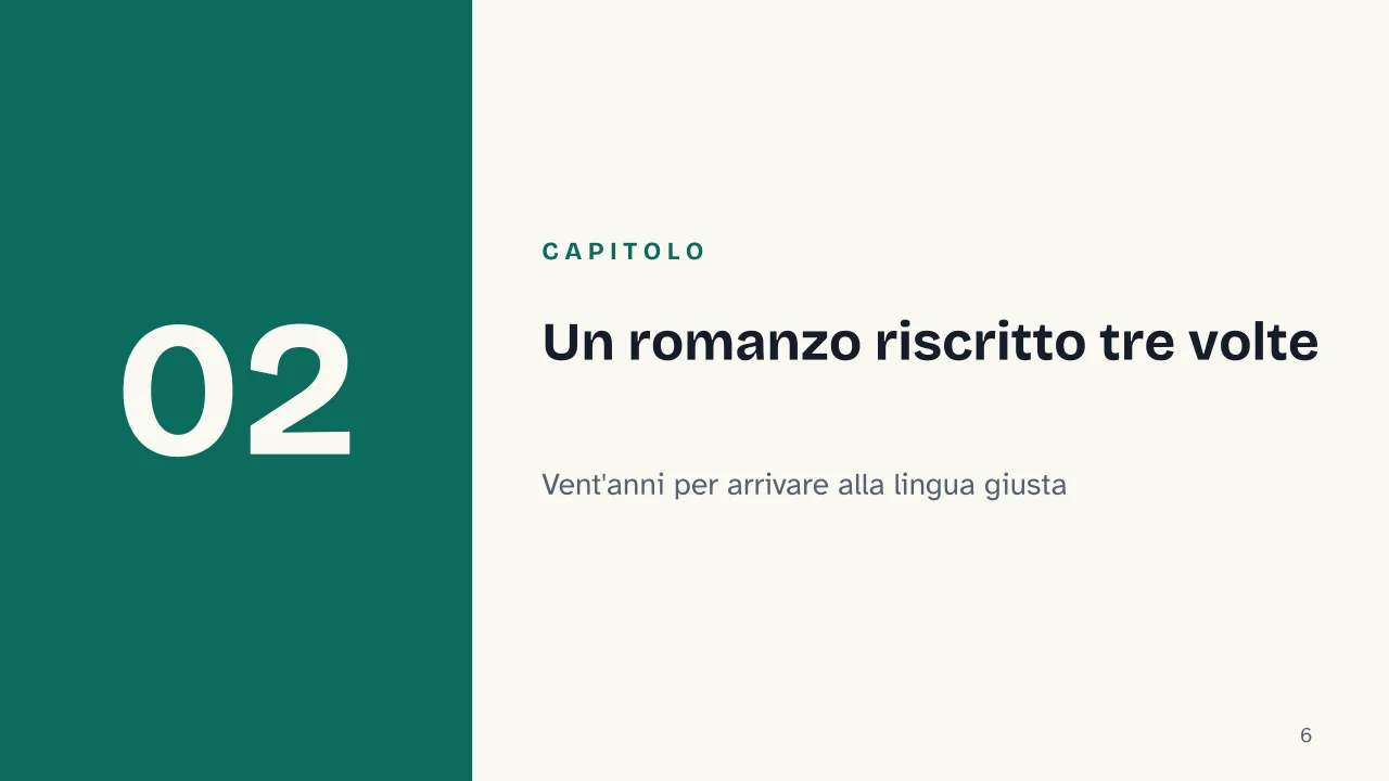 Slide 6 della presentazione su Alessandro Manzoni e I Promessi Sposi: Capitolo 02: Un romanzo riscritto tre volte