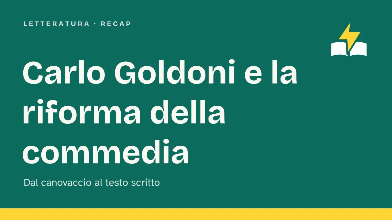 Slide 1 della presentazione su Carlo Goldoni e la riforma della commedia: Carlo Goldoni e la riforma della commedia