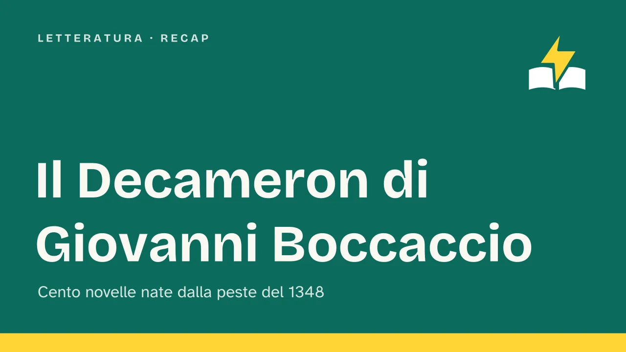 Slide 1 della presentazione su Decameron di Giovanni Boccaccio: Il Decameron di Giovanni Boccaccio