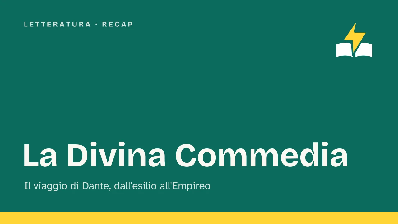 Slide 1 della presentazione su Dante e la Divina Commedia: La Divina Commedia
