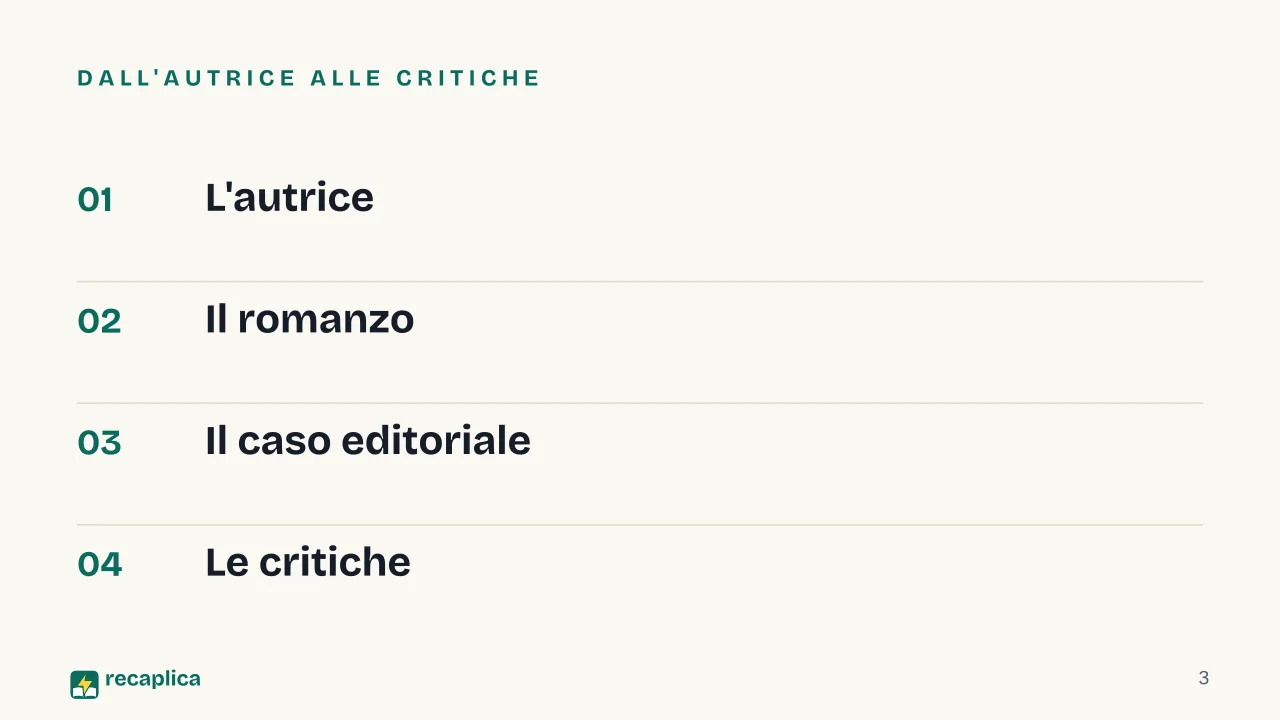 Slide 3 della presentazione su La Storia di Elsa Morante, trama e caso editoriale: Dall'autrice alle critiche