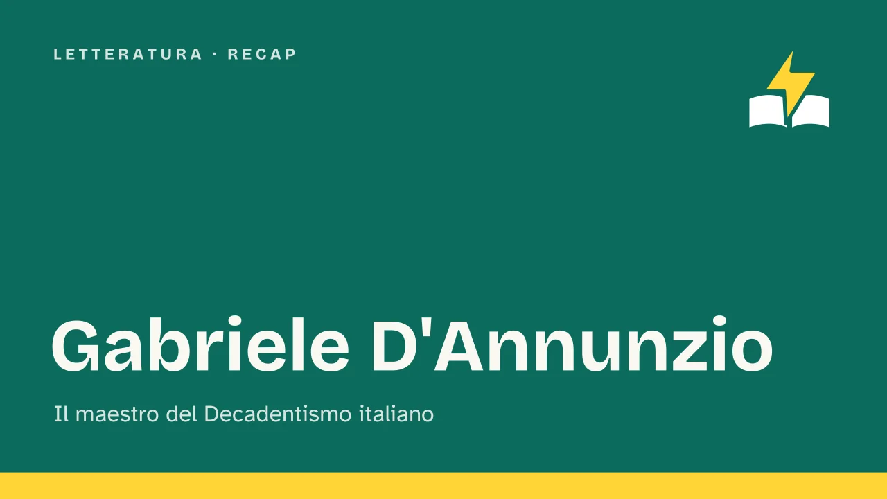 Slide 1 della presentazione su Gabriele D'Annunzio: Gabriele D'Annunzio