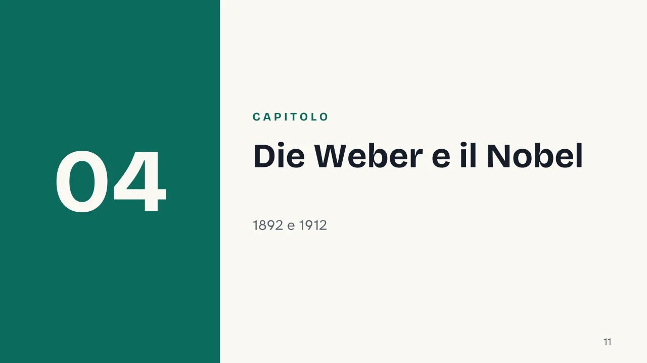 Slide 11 della presentazione su Gerhart Hauptmann: Capitolo 04: Die Weber e il Nobel