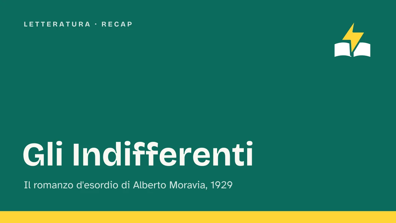 Slide 1 della presentazione su Gli Indifferenti di Alberto Moravia: Gli Indifferenti