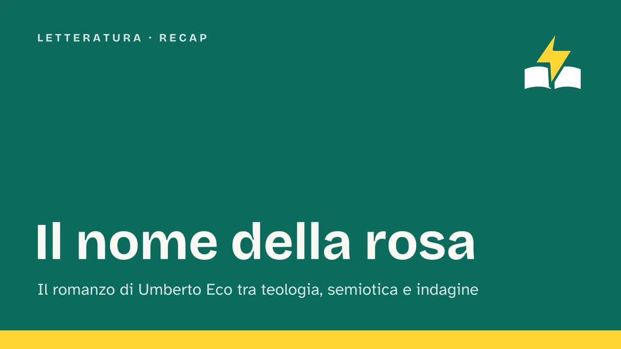 Slide 1 della presentazione su Il nome della rosa di Umberto Eco: Il nome della rosa