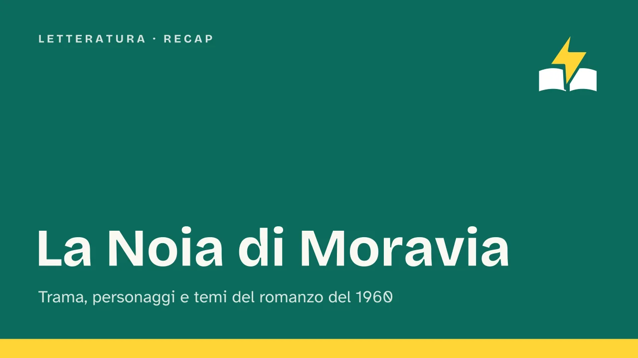 Slide 1 della presentazione su La Noia di Moravia: La Noia di Moravia
