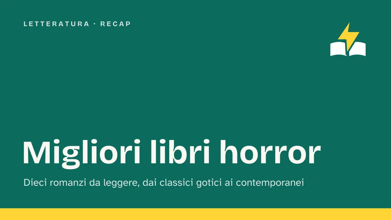 Slide 1 della presentazione su Migliori libri horror: Migliori libri horror