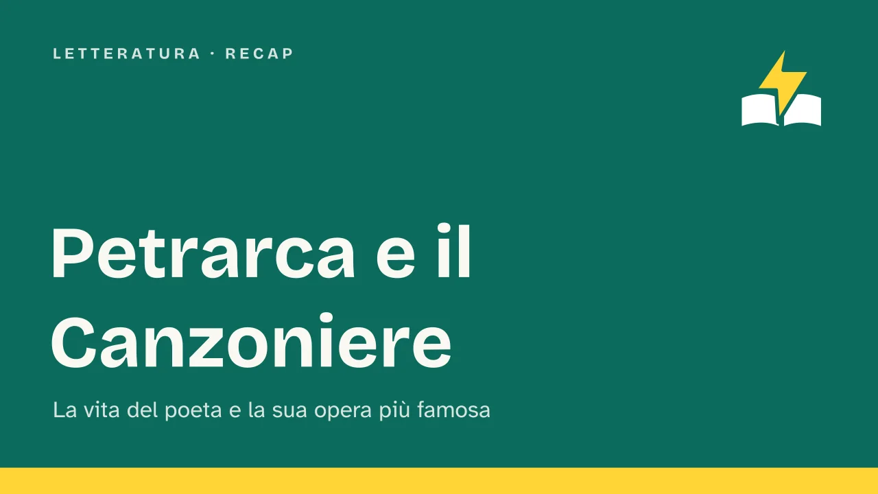 Slide 1 della presentazione su Petrarca e il Canzoniere: Petrarca e il Canzoniere