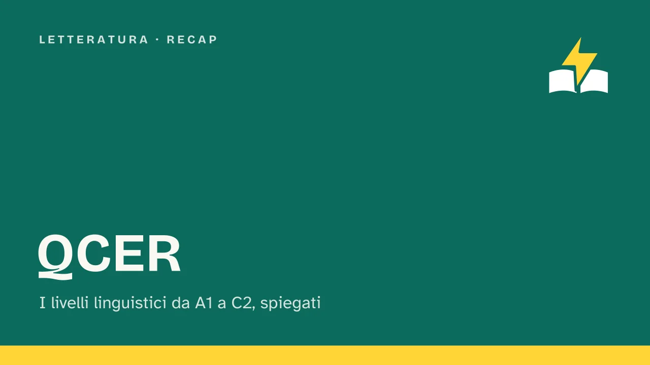 Slide 1 della presentazione su QCER: QCER