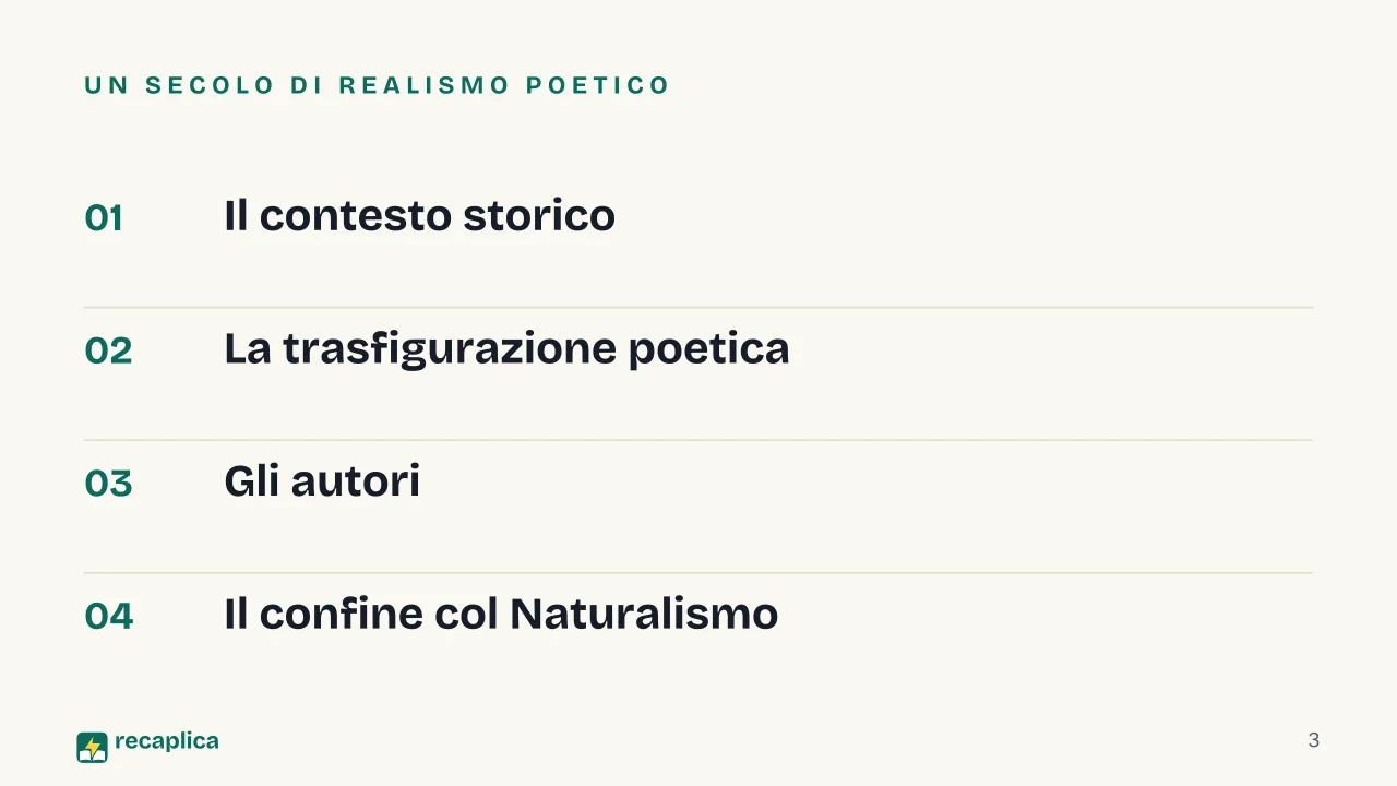Slide 3 della presentazione su Realismo tedesco: Un secolo di Realismo poetico