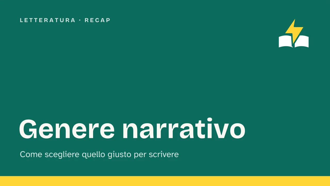 Slide 1 della presentazione su Genere narrativo: Genere narrativo
