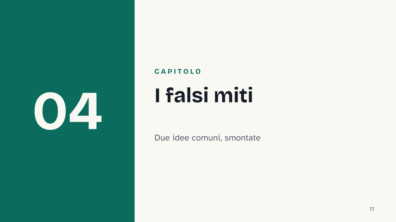 Slide 11 della presentazione su Genere narrativo: Capitolo 04: I falsi miti