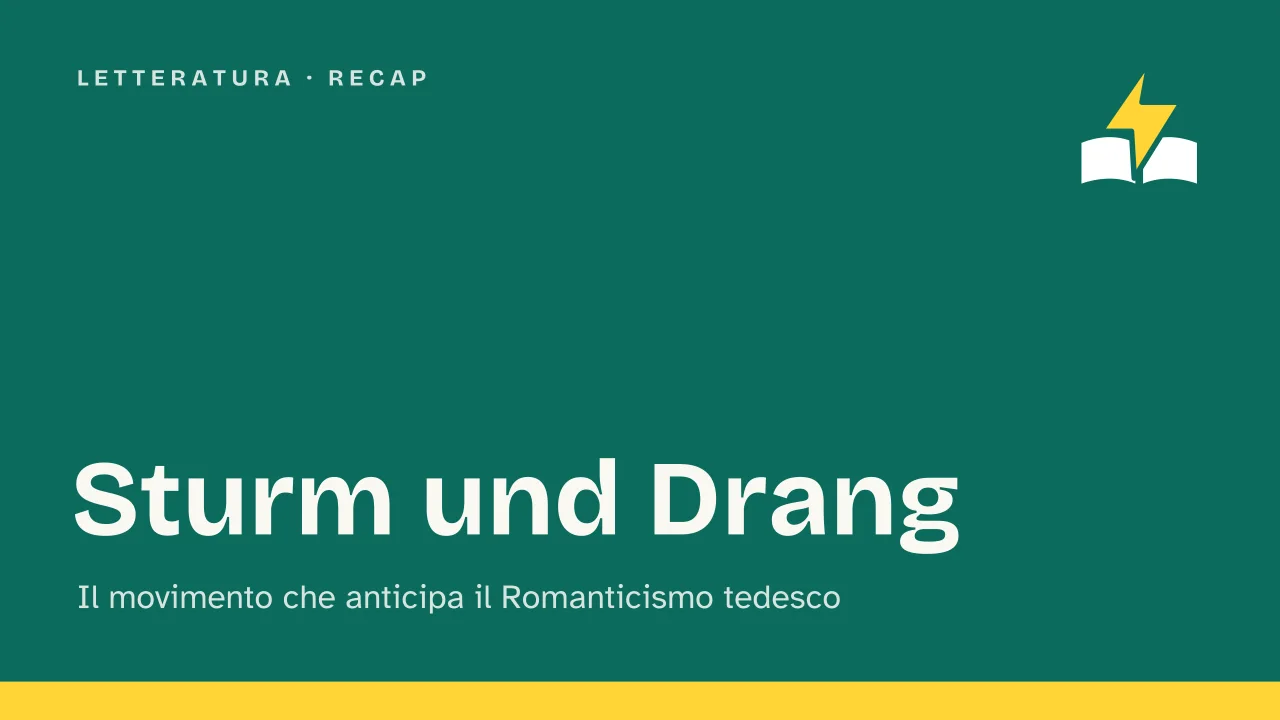 Slide 1 della presentazione su Sturm und Drang: Sturm und Drang
