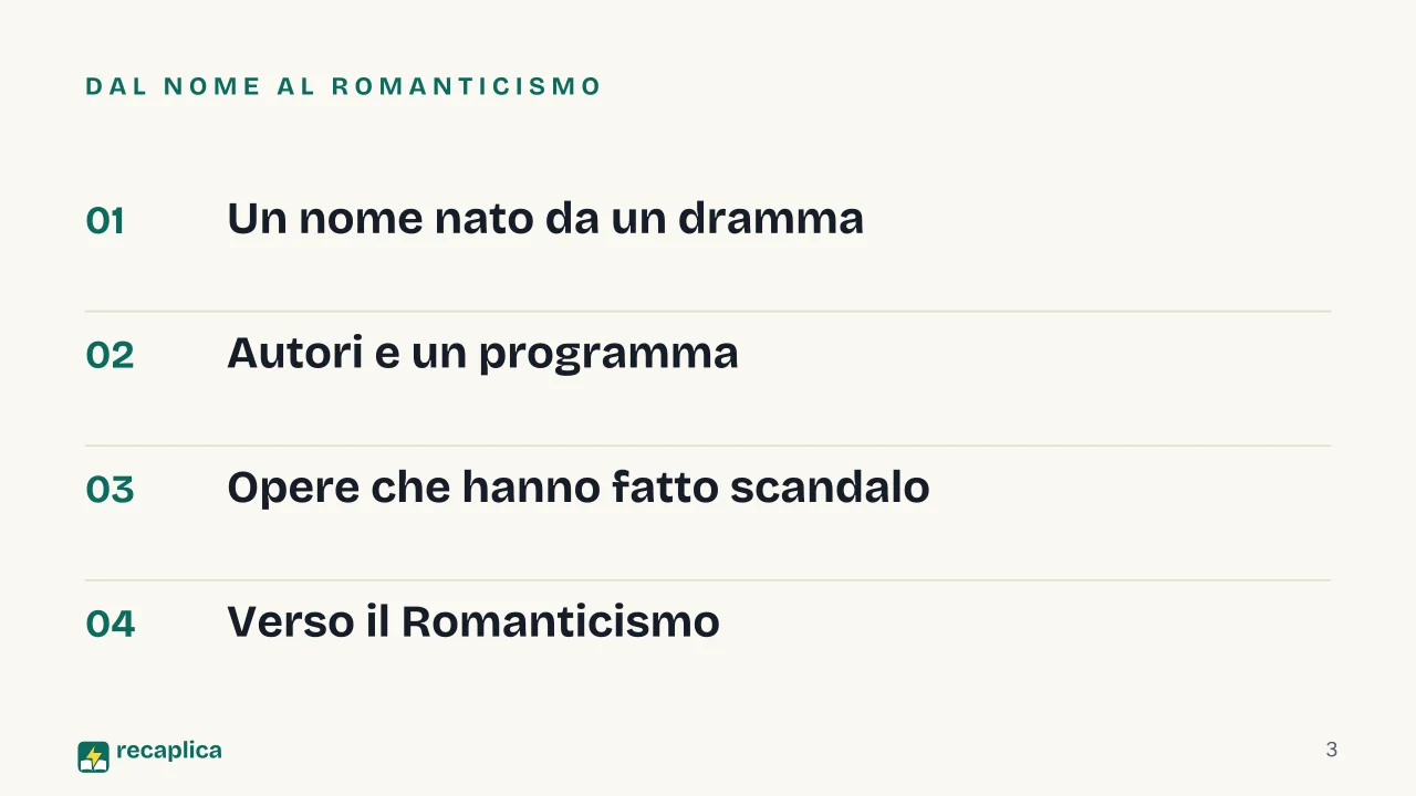 Slide 3 della presentazione su Sturm und Drang: Dal nome al Romanticismo