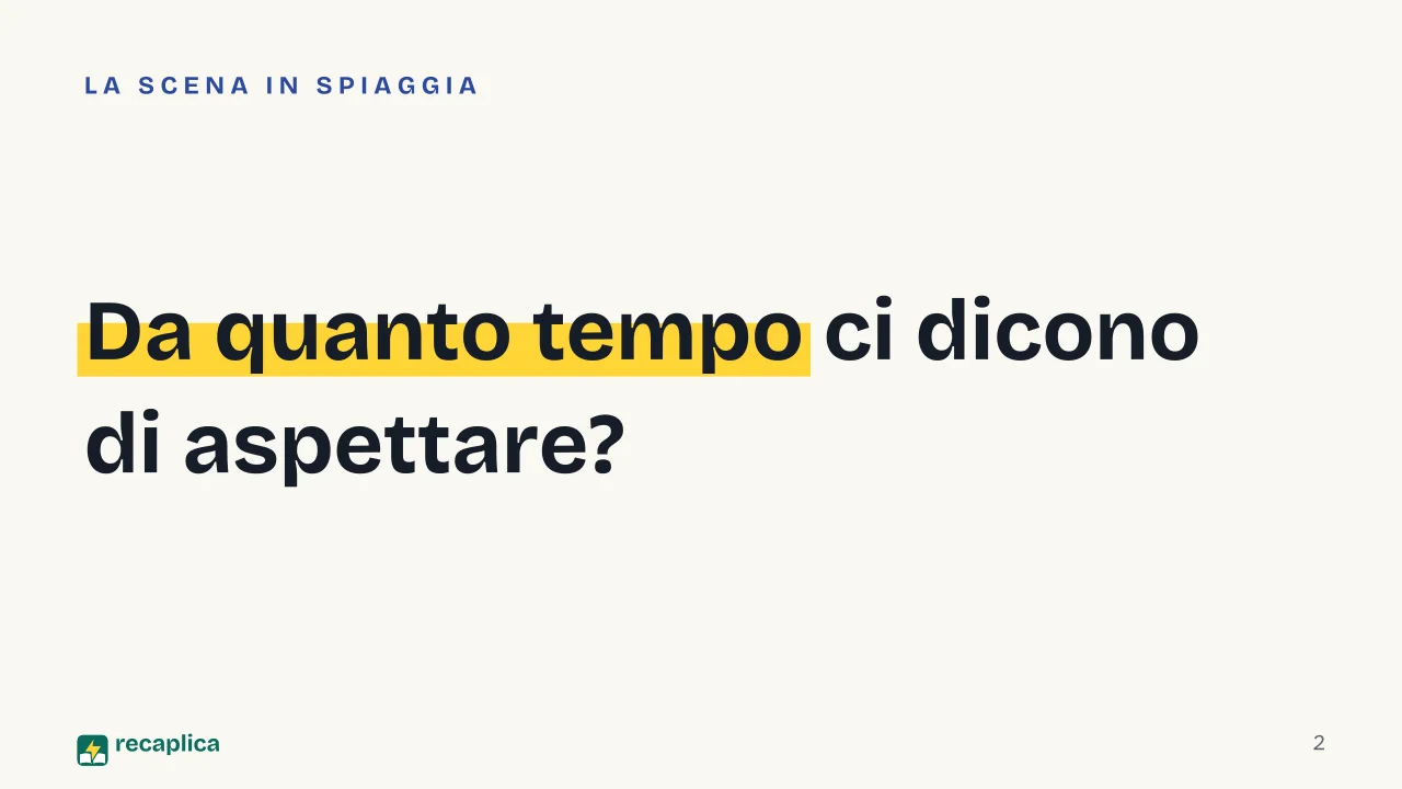 Slide 2 della presentazione su Bagno dopo mangiato: Da quanto tempo ci dicono di aspettare?