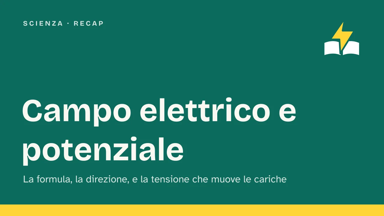 Slide 1 della presentazione su Campo elettrico: Campo elettrico e potenziale