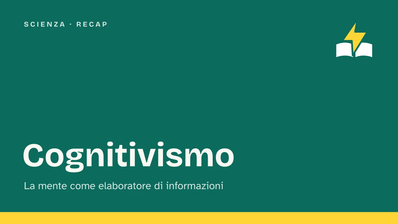 Slide 1 della presentazione su Cognitivismo: Cognitivismo