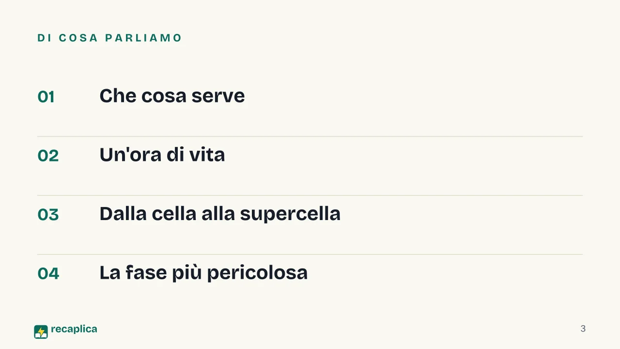 Slide 3 della presentazione su Come si formano i temporali: Di cosa parliamo