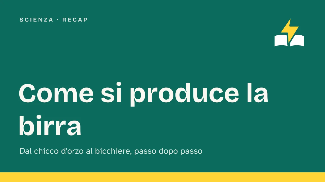 Slide 1 della presentazione su Come si produce la birra, dal malto alla fermentazione: Come si produce la birra