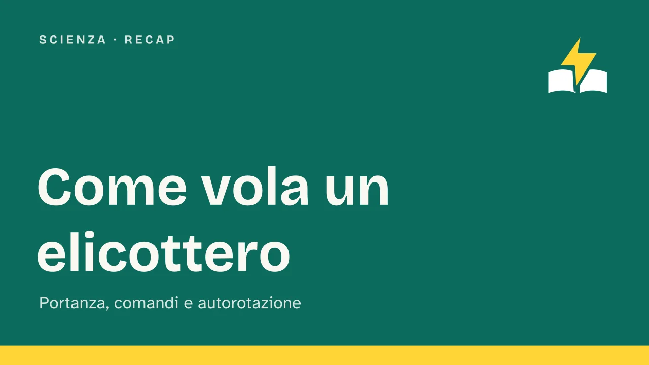 Slide 1 della presentazione su Come vola un elicottero: Come vola un elicottero