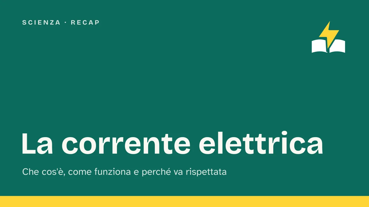 Slide 1 della presentazione su Corrente elettrica: La corrente elettrica