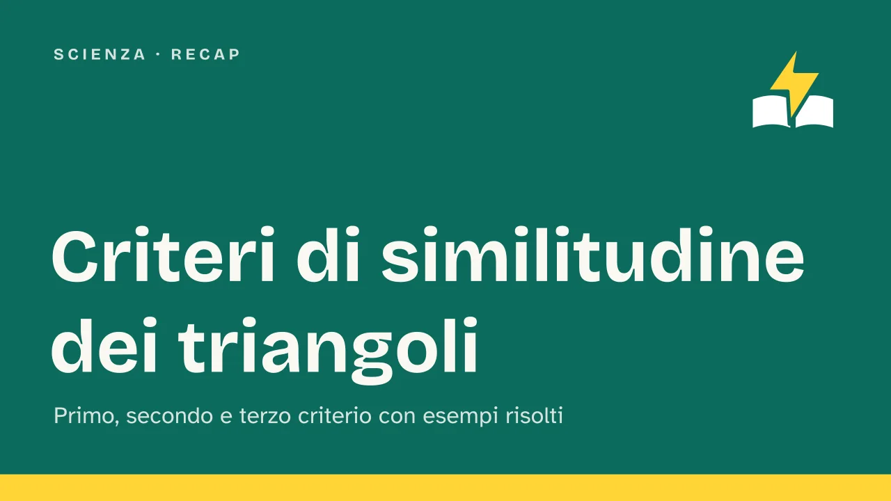Slide 1 della presentazione su Criteri di similitudine dei triangoli: Criteri di similitudine dei triangoli