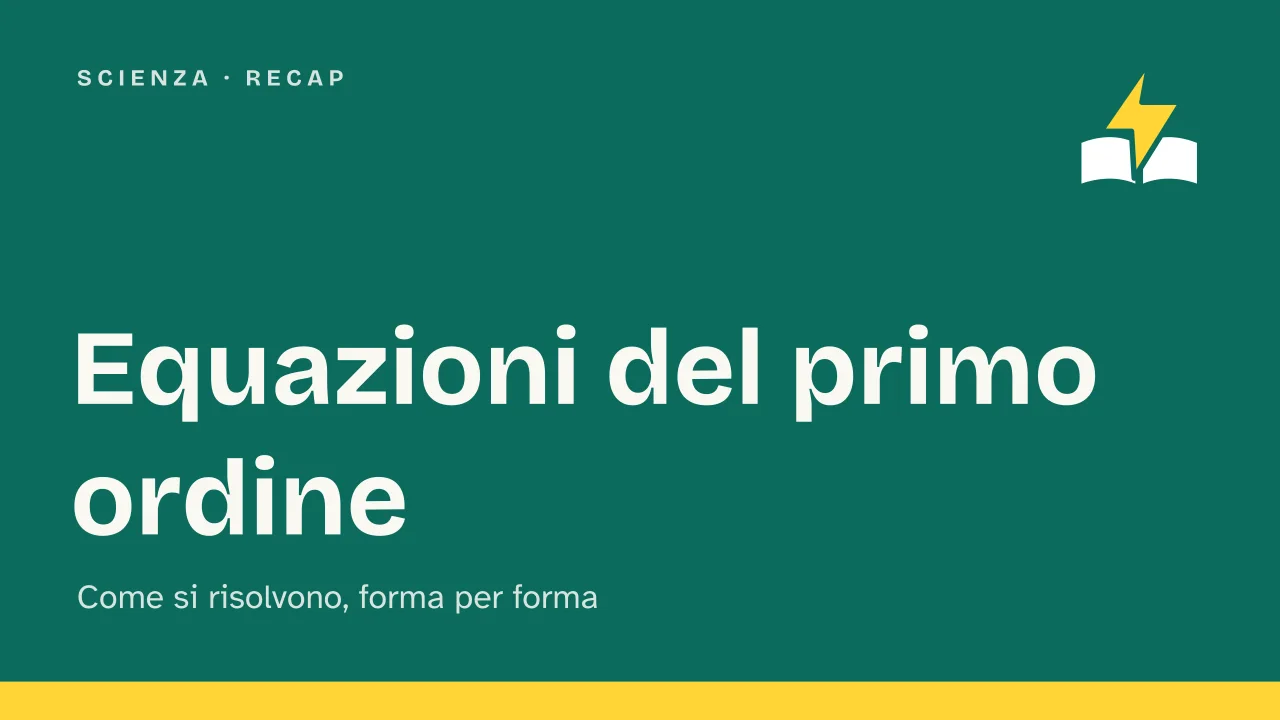 Slide 1 della presentazione su Equazioni differenziali del primo ordine: Equazioni del primo ordine