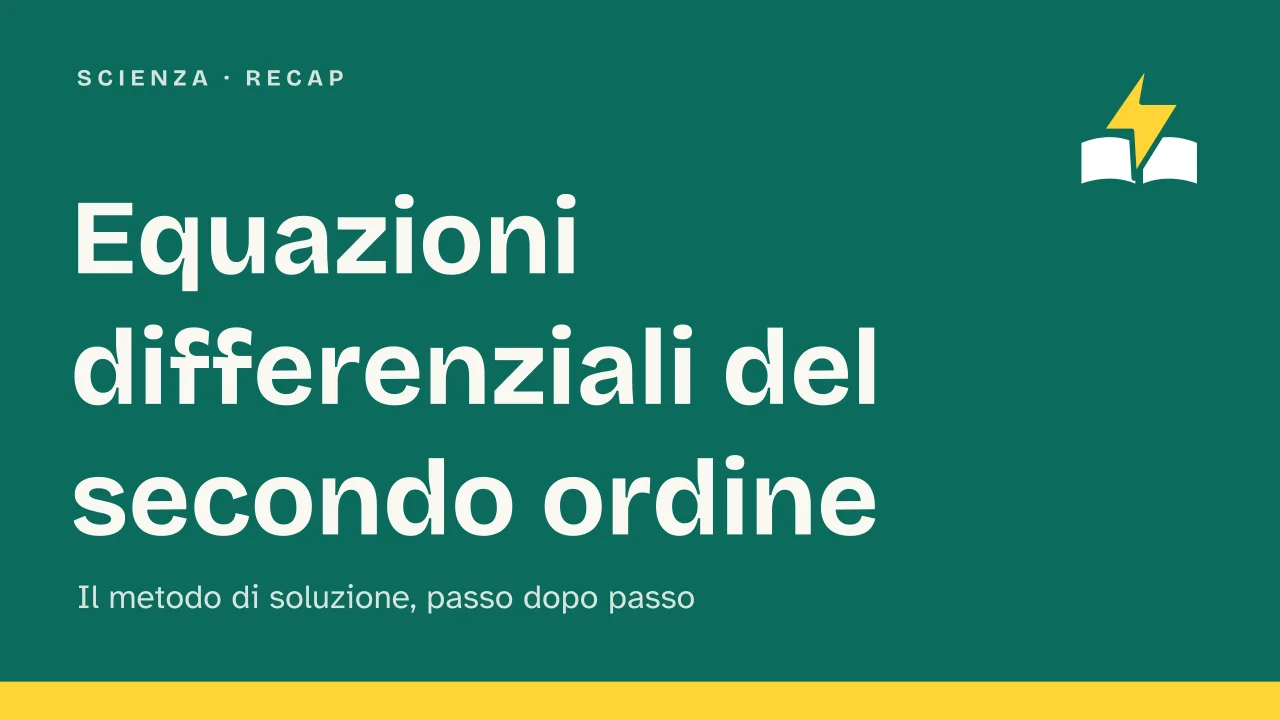 Slide 1 della presentazione su Equazioni differenziali del secondo ordine: Equazioni differenziali del secondo ordine