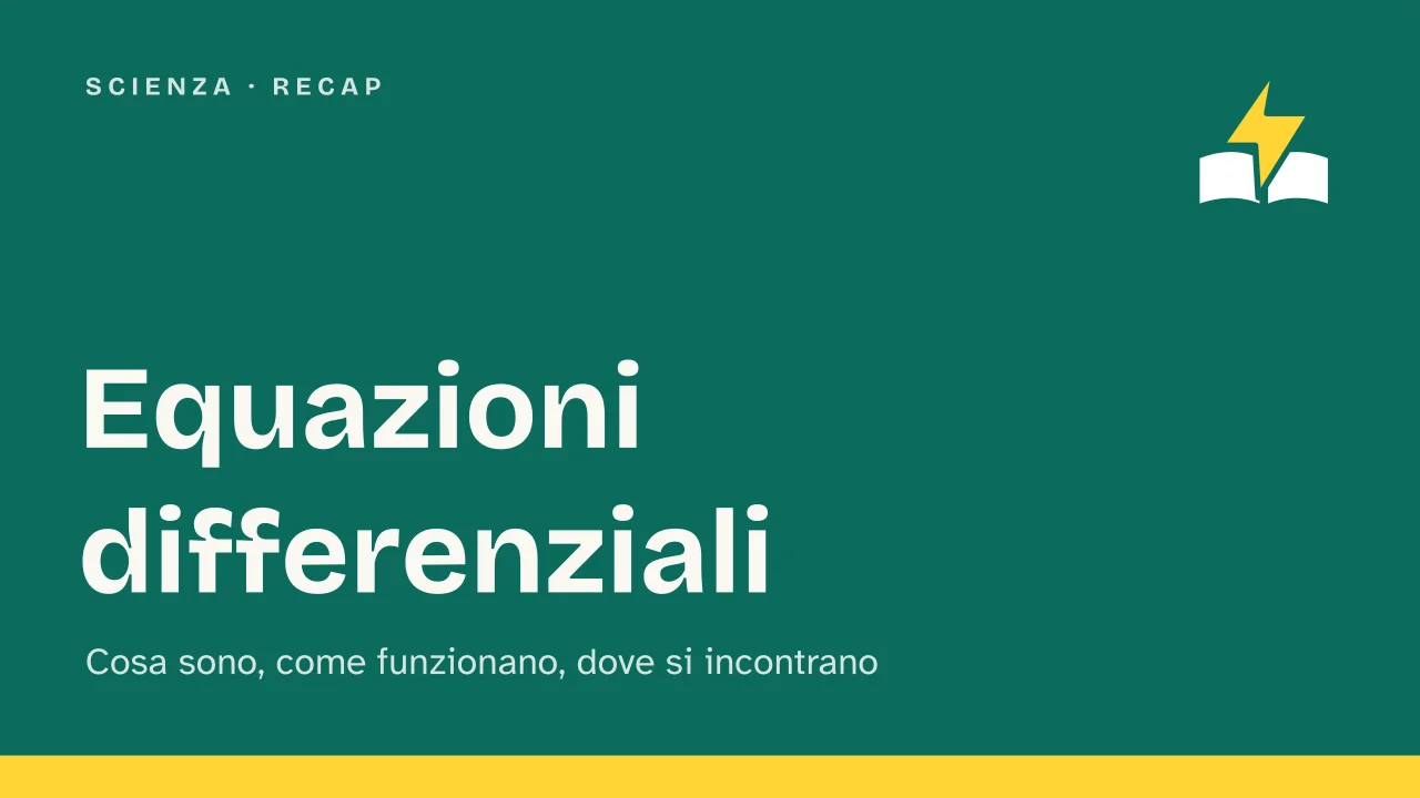 Slide 1 della presentazione su Equazioni differenziali: Equazioni differenziali