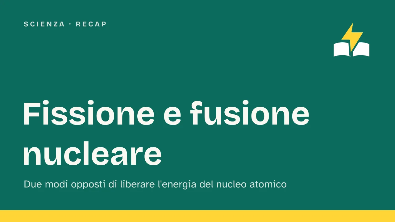Slide 1 della presentazione su Fissione e fusione nucleare: Fissione e fusione nucleare