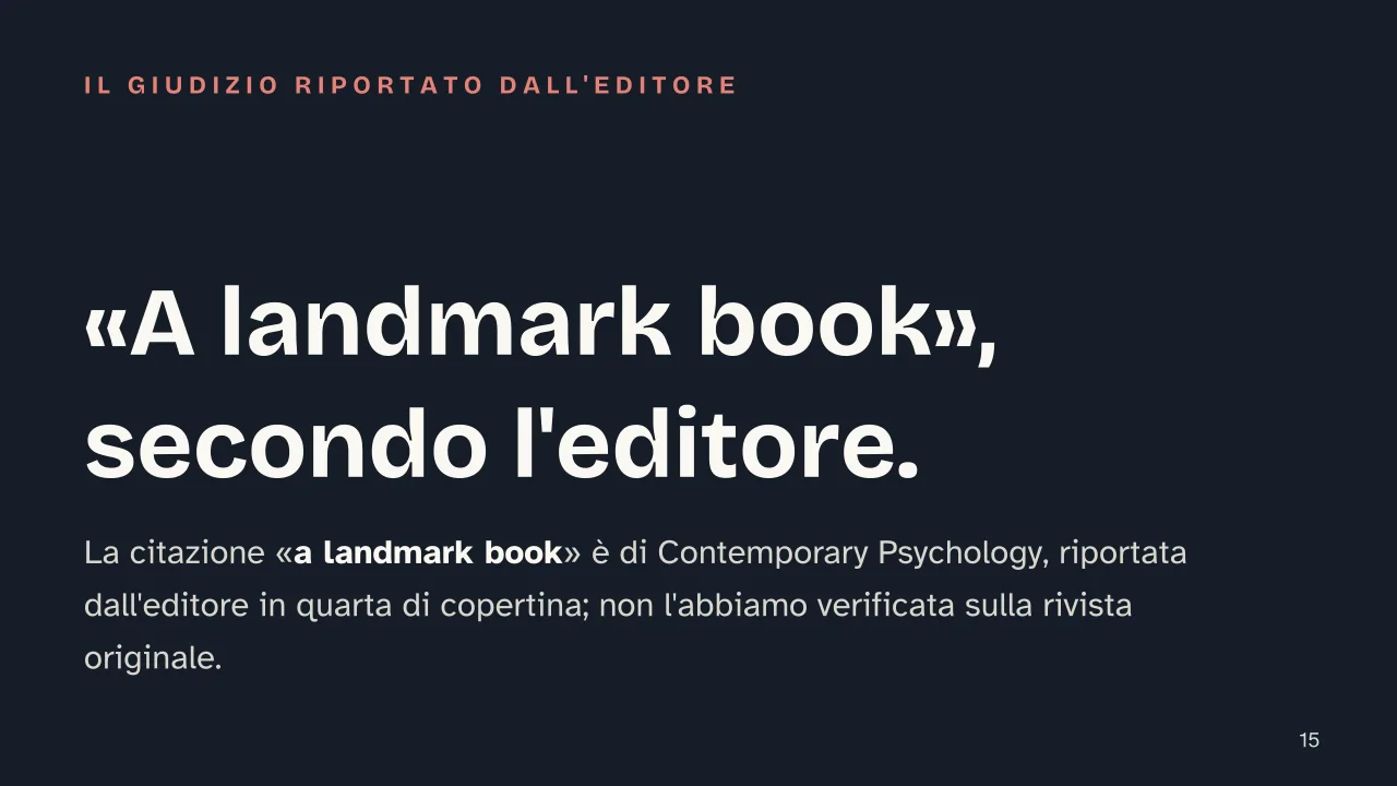 Slide 15 della presentazione su Mind in Society: «A landmark book», secondo l'editore.
