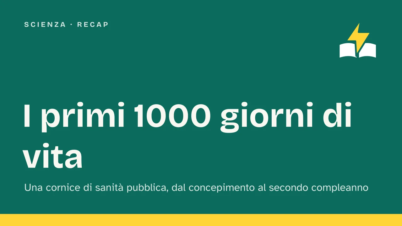 Slide 1 della presentazione su I primi 1000 giorni di vita: I primi 1000 giorni di vita