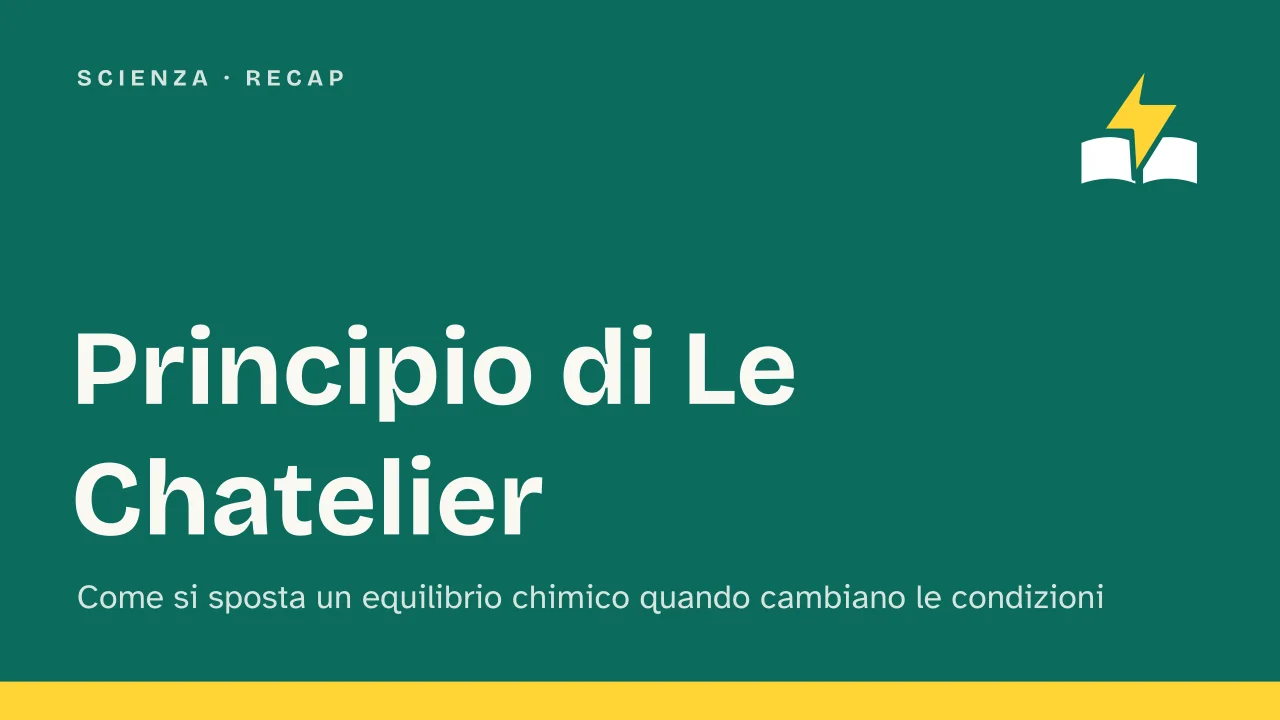Slide 1 della presentazione su Principio di Le Chatelier: Principio di Le Chatelier