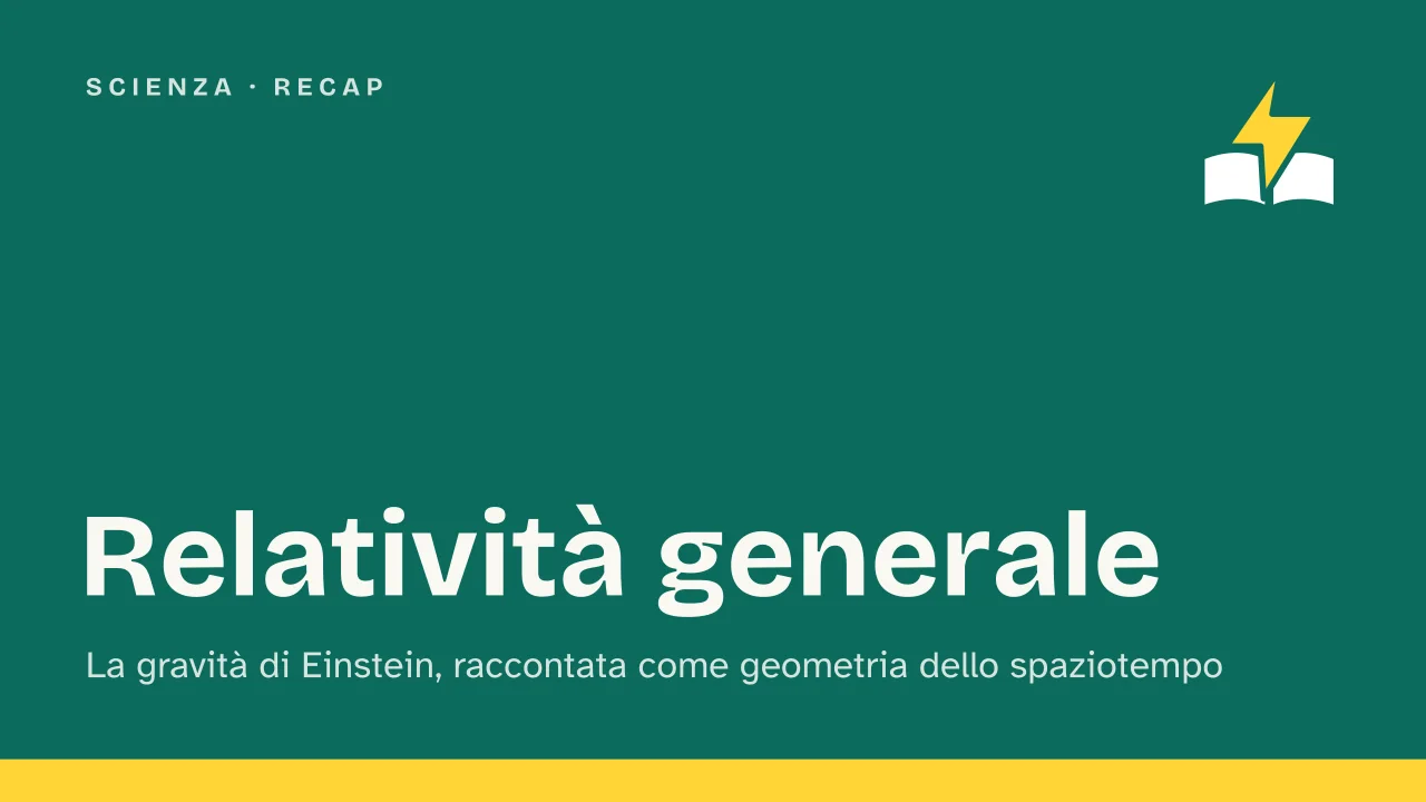 Slide 1 della presentazione su Relatività generale: Relatività generale