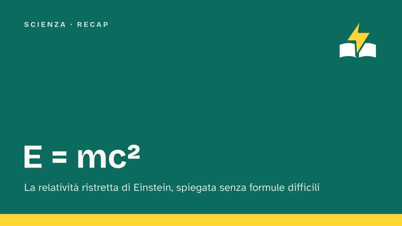 Slide 1 della presentazione su E = mc²: E = mc²