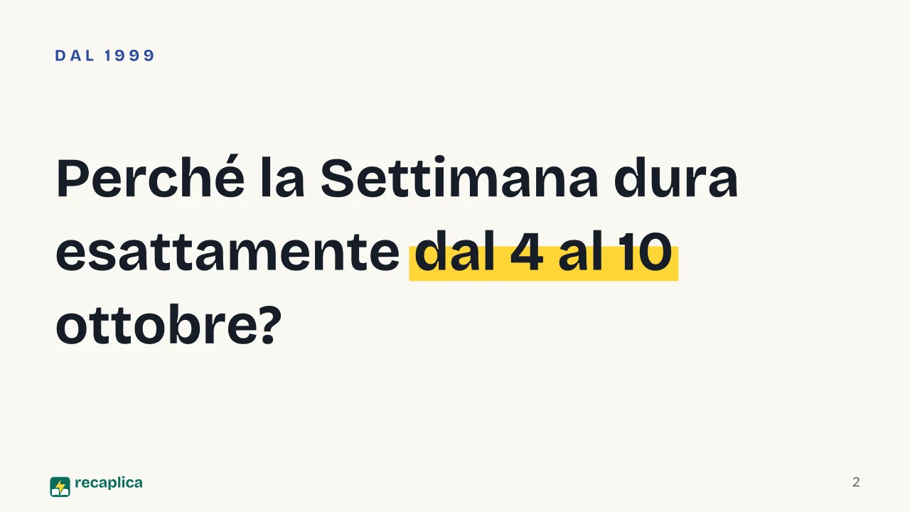Slide 2 della presentazione su Settimana Mondiale dello Spazio: Perché la Settimana dura esattamente dal 4 al 10 ottobre?