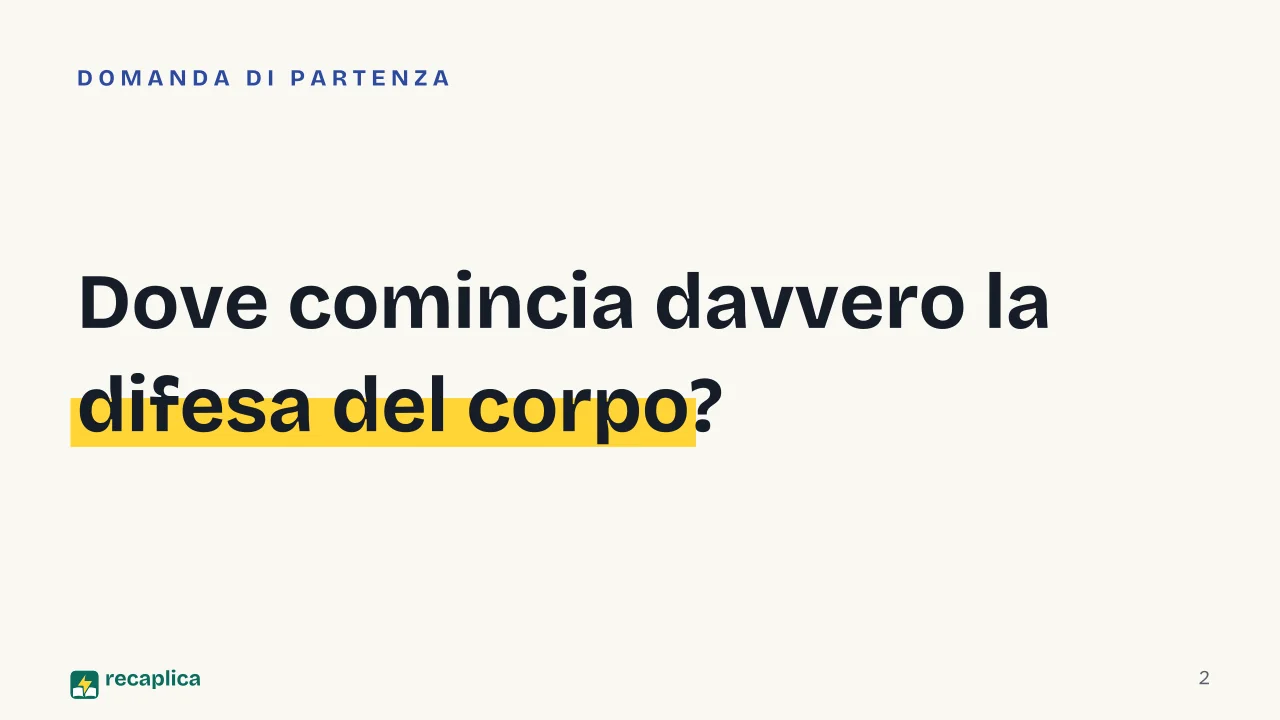 Slide 2 della presentazione su Sistema immunitario, come funziona: Dove comincia davvero la difesa del corpo?