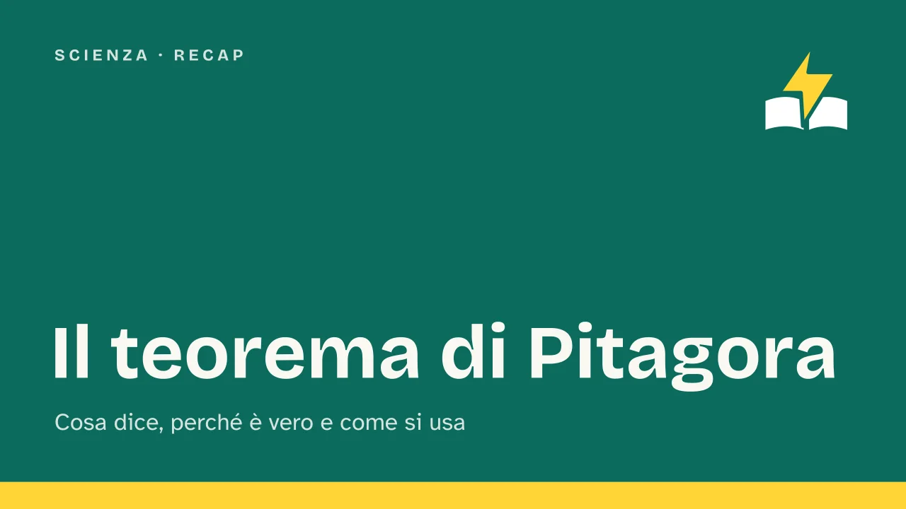 Slide 1 della presentazione su Teorema di Pitagora: Il teorema di Pitagora