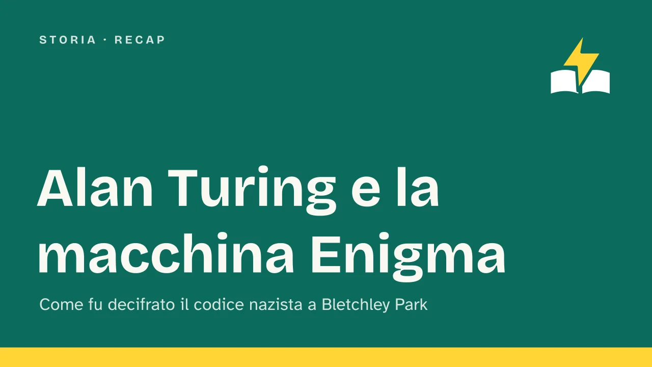 Slide 1 della presentazione su Alan Turing e la macchina Enigma: Alan Turing e la macchina Enigma