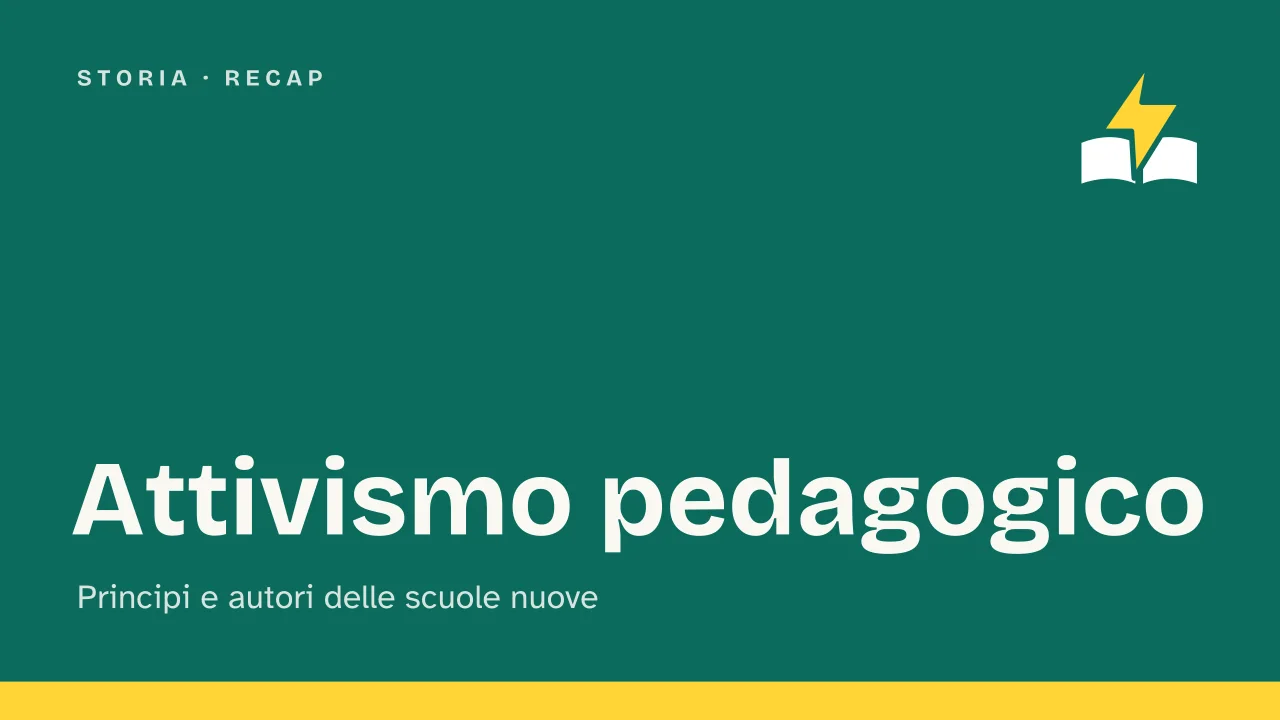 Slide 1 della presentazione su Attivismo pedagogico: Attivismo pedagogico