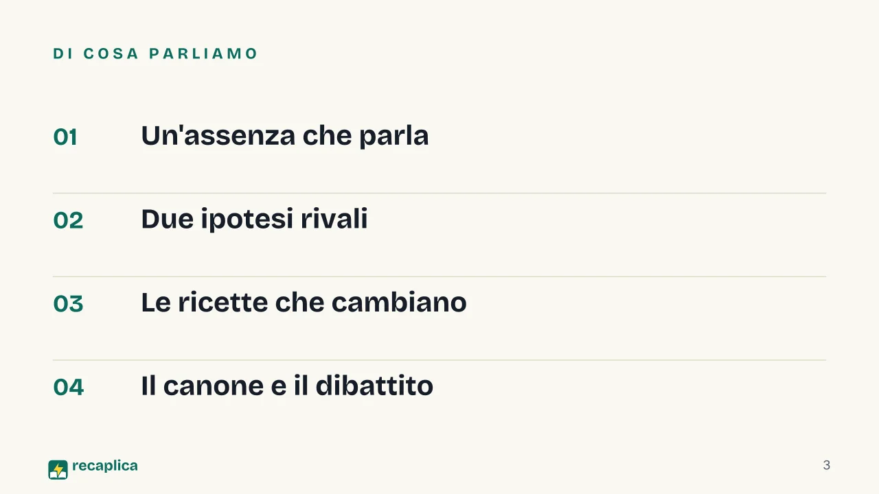 Slide 3 della presentazione su La carbonara: Di cosa parliamo