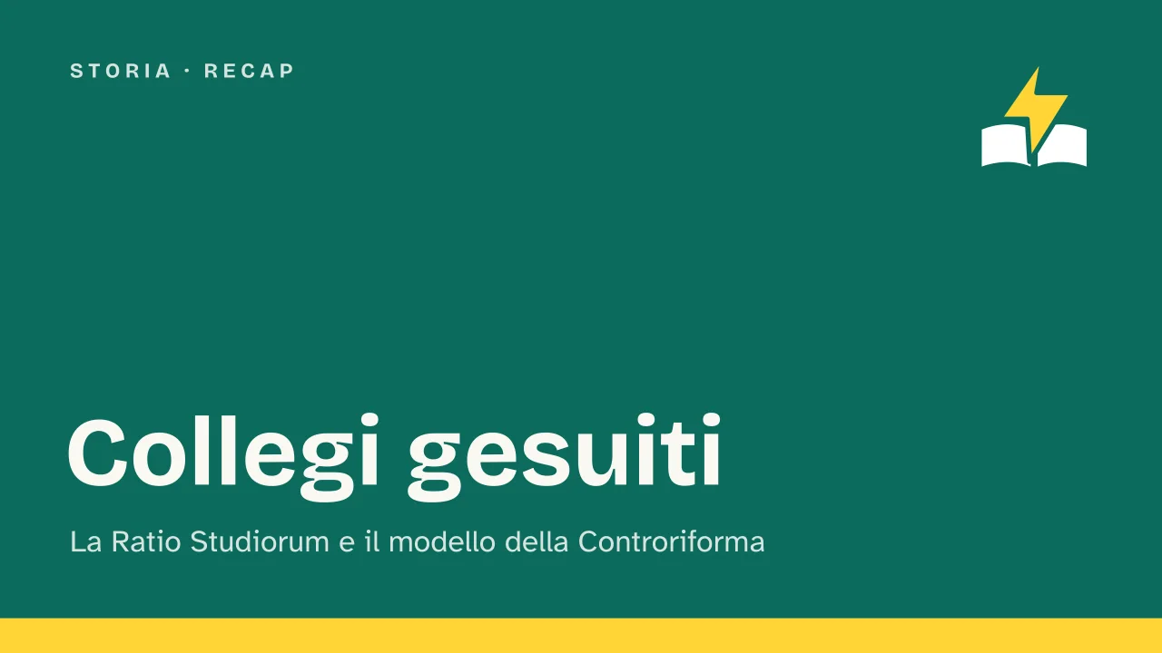 Slide 1 della presentazione su Collegi gesuiti, la Ratio Studiorum e il modello educativo della Controriforma: Collegi gesuiti