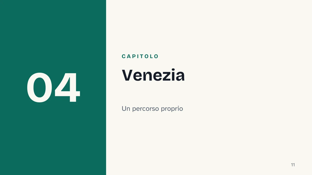 Slide 11 della presentazione su Comune medievale: Capitolo 04: Venezia