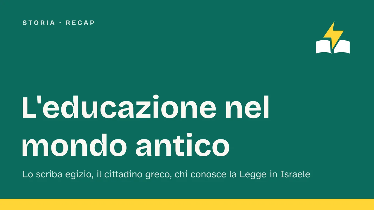 Slide 1 della presentazione su L'educazione nel mondo antico: L'educazione nel mondo antico