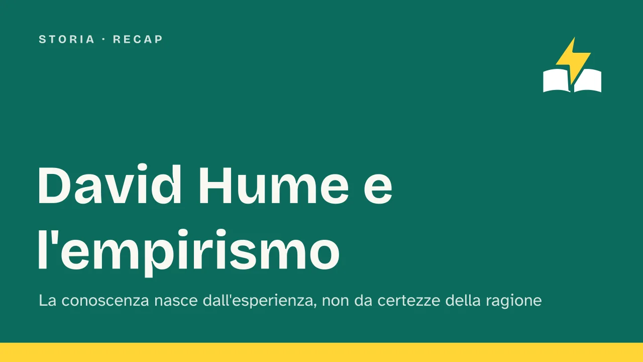 Slide 1 della presentazione su David Hume: David Hume e l'empirismo