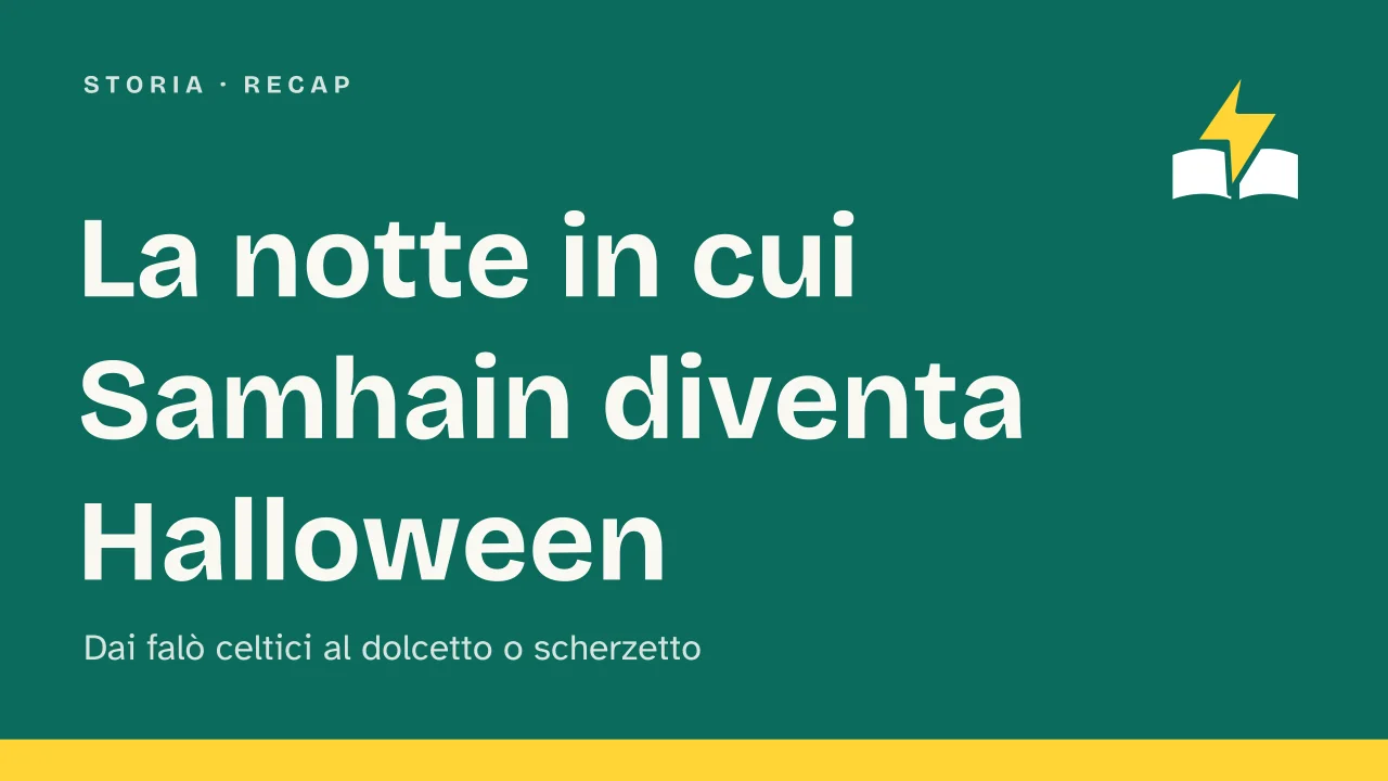 Slide 1 della presentazione su Halloween: La notte in cui Samhain diventa Halloween