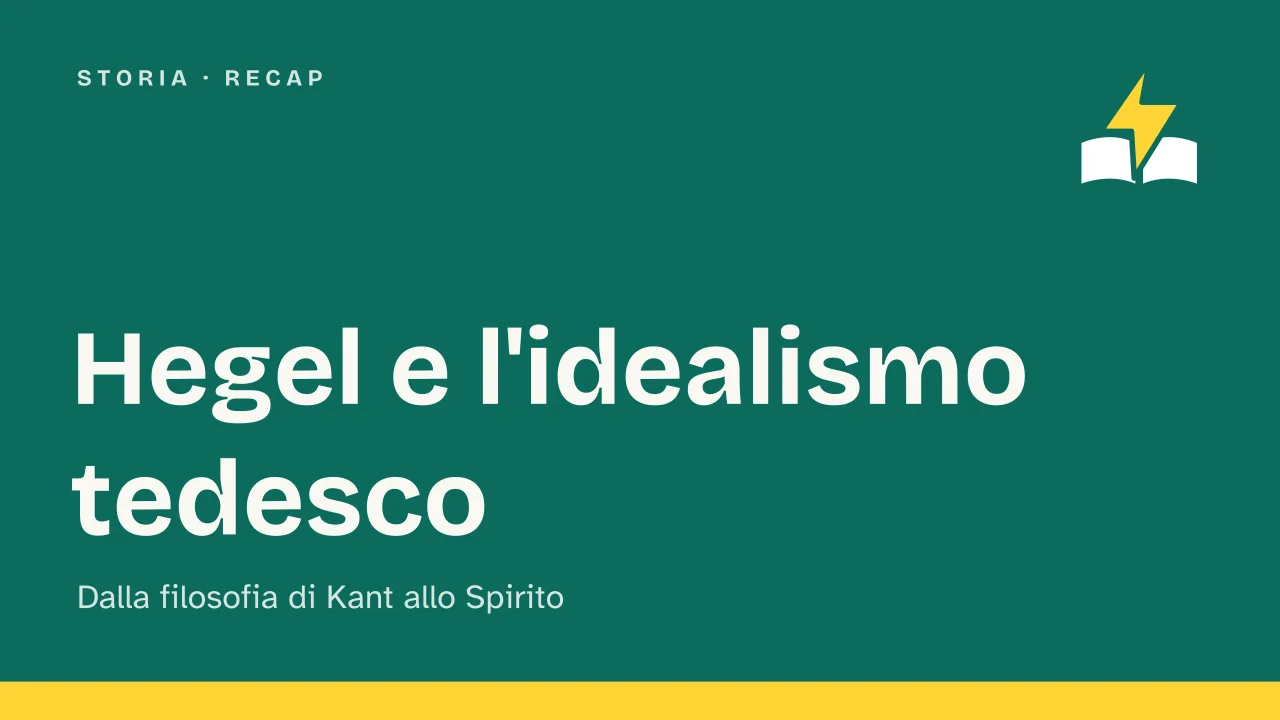 Slide 1 della presentazione su Hegel e l'idealismo tedesco: Hegel e l'idealismo tedesco