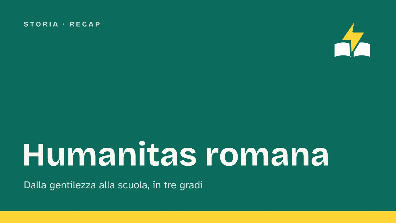 Slide 1 della presentazione su Humanitas romana: Humanitas romana
