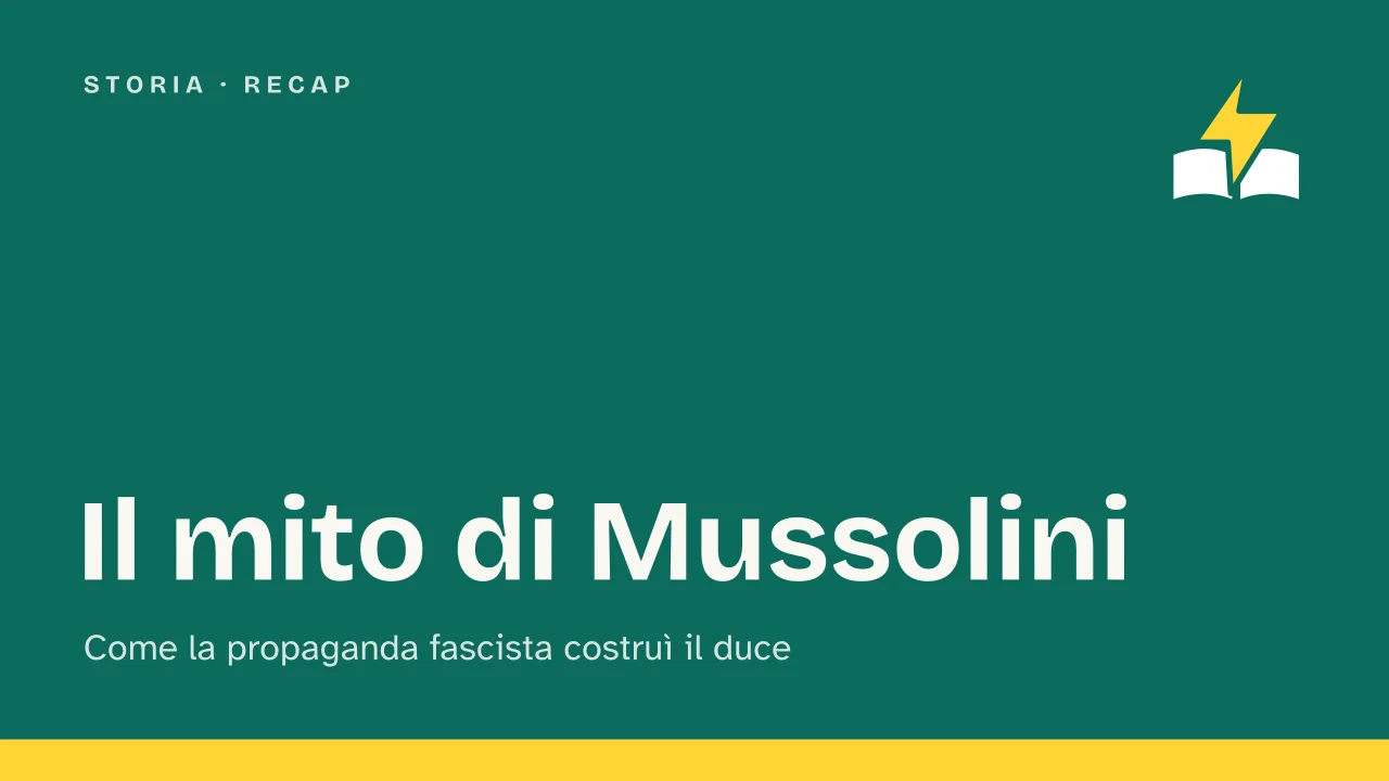 Slide 1 della presentazione su Il mito di Mussolini: Il mito di Mussolini