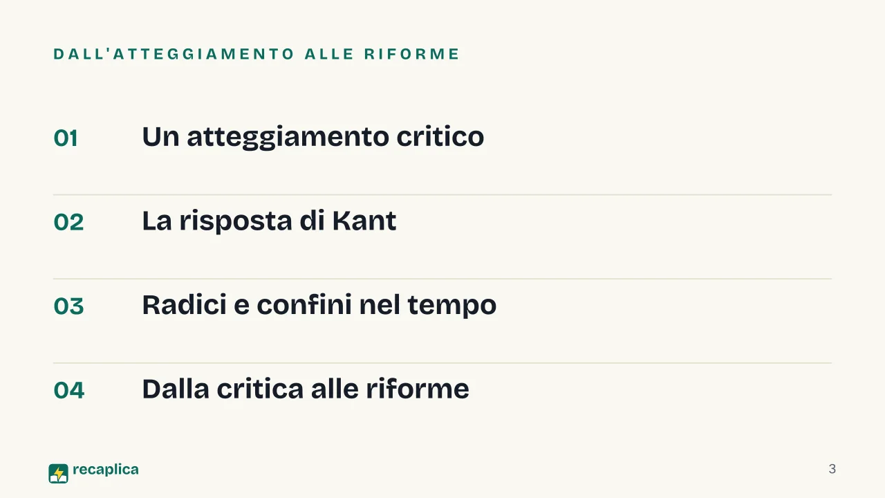 Slide 3 della presentazione su Illuminismo: Dall'atteggiamento alle riforme